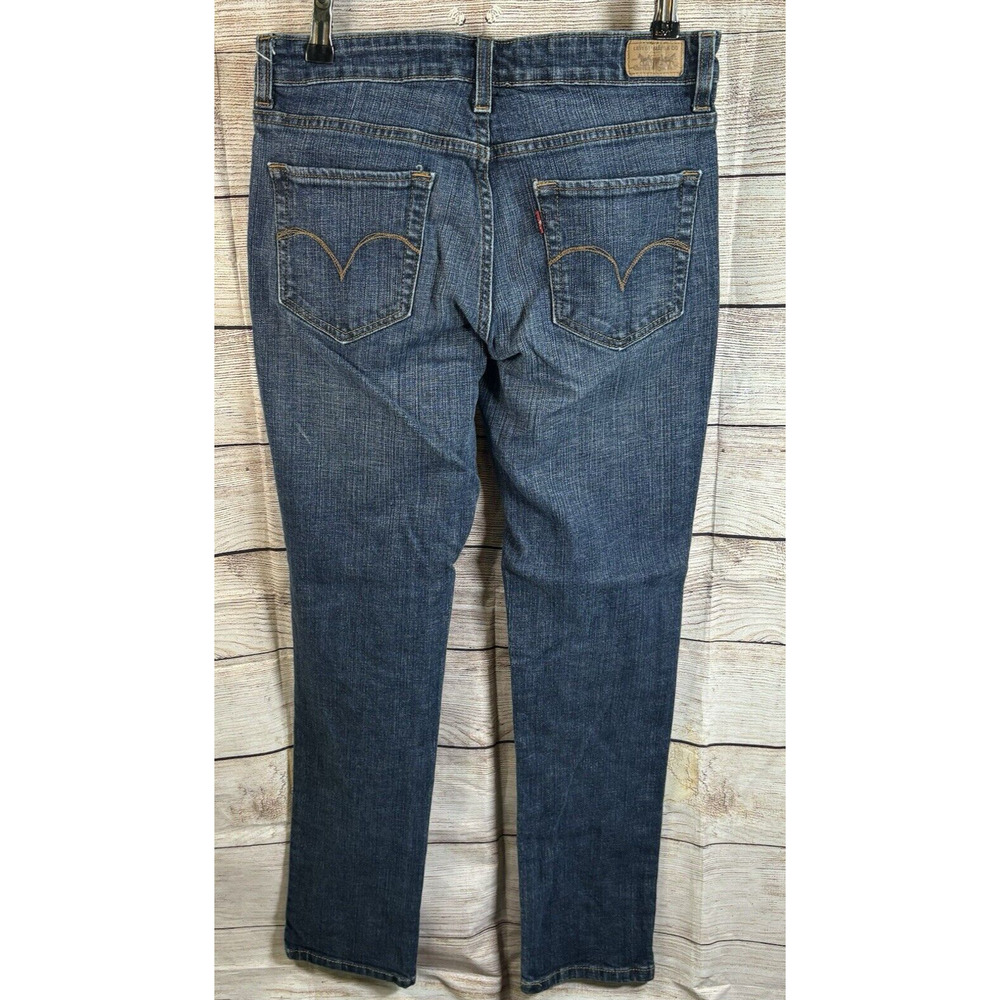 Levi’s Mid Rise Skinny Jeans Women's Size 8M Medium‎ Wash Blue Great Condition - Picture 2 of 12